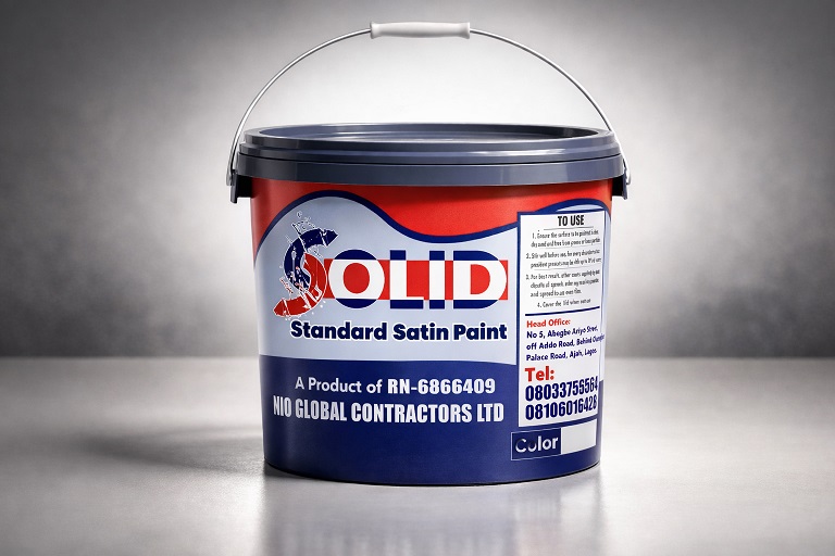 Satin Plus Paint 4 Litres – Enhanced Durability & Smooth Finish